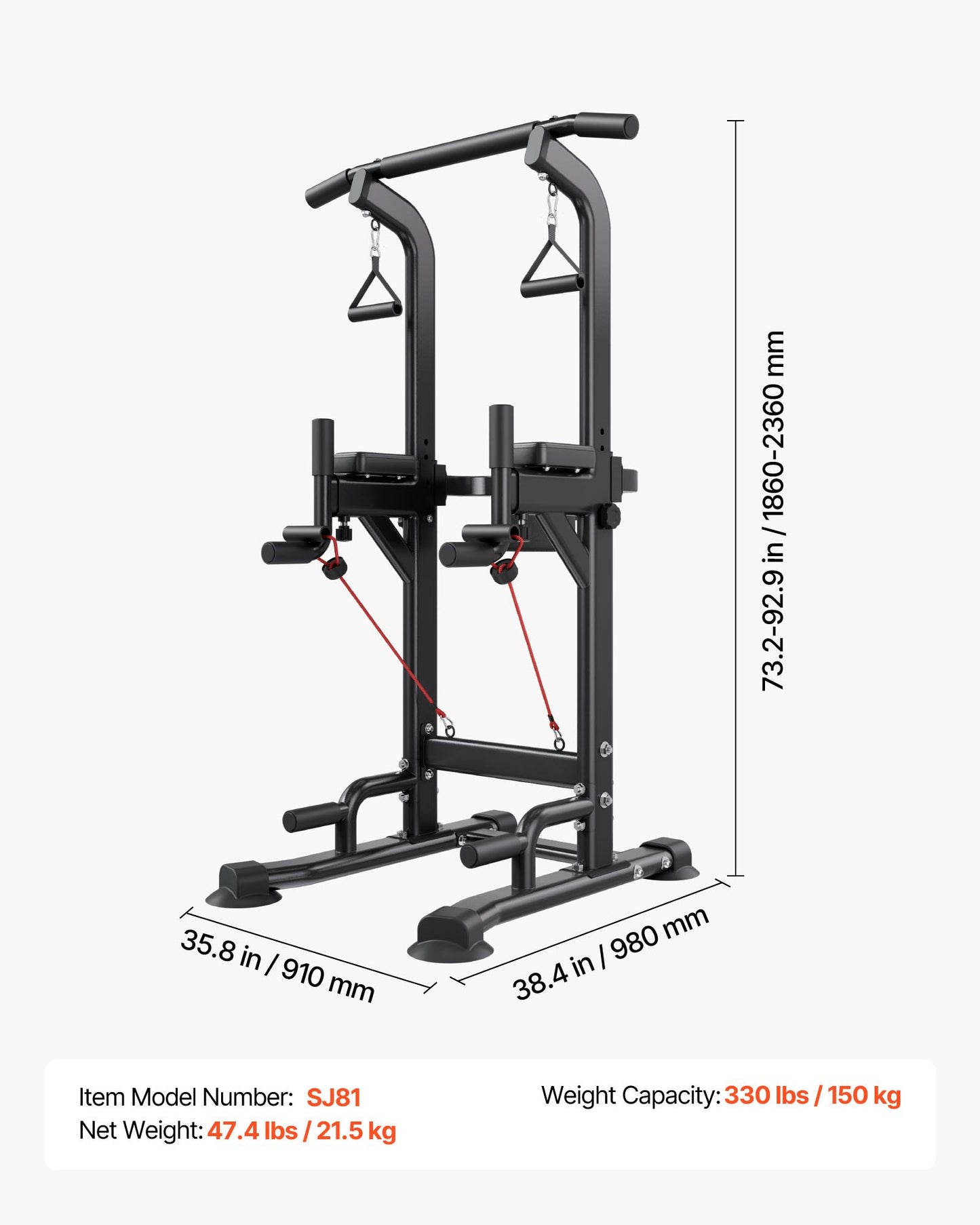 IRON FORGED — Power Tower Dip Station