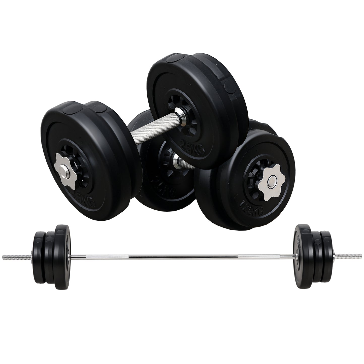 IRON FORGED — 65kg Adjustable Barbell Set