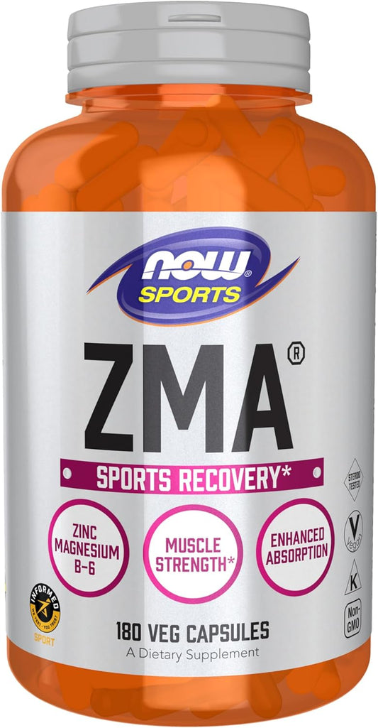 NOW Foods Sports Nutrition, ZMA (Zinc, Magnesium and Vitamin B-6)