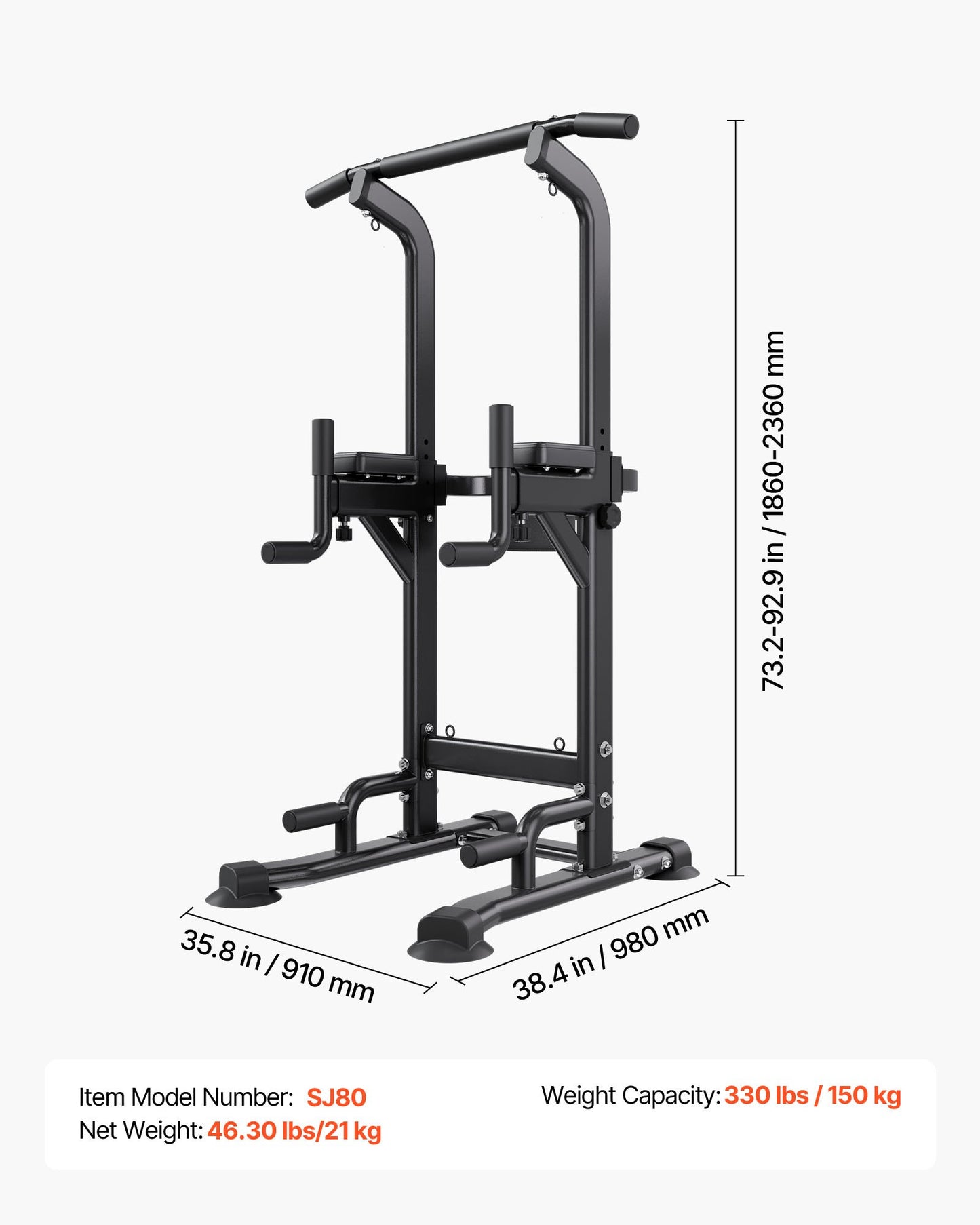IRON FORGED — Power Tower Dip Station