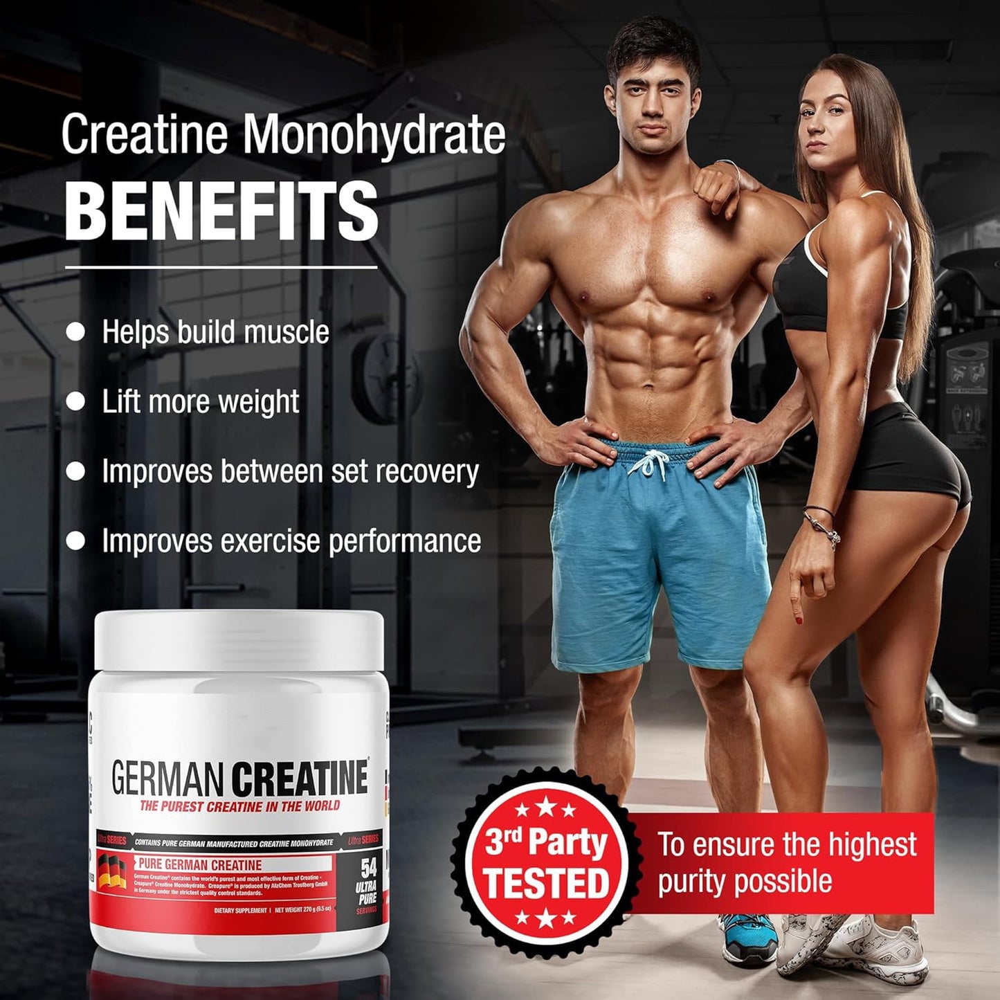 STRENGTH STACKED — Creatine Monohydrate