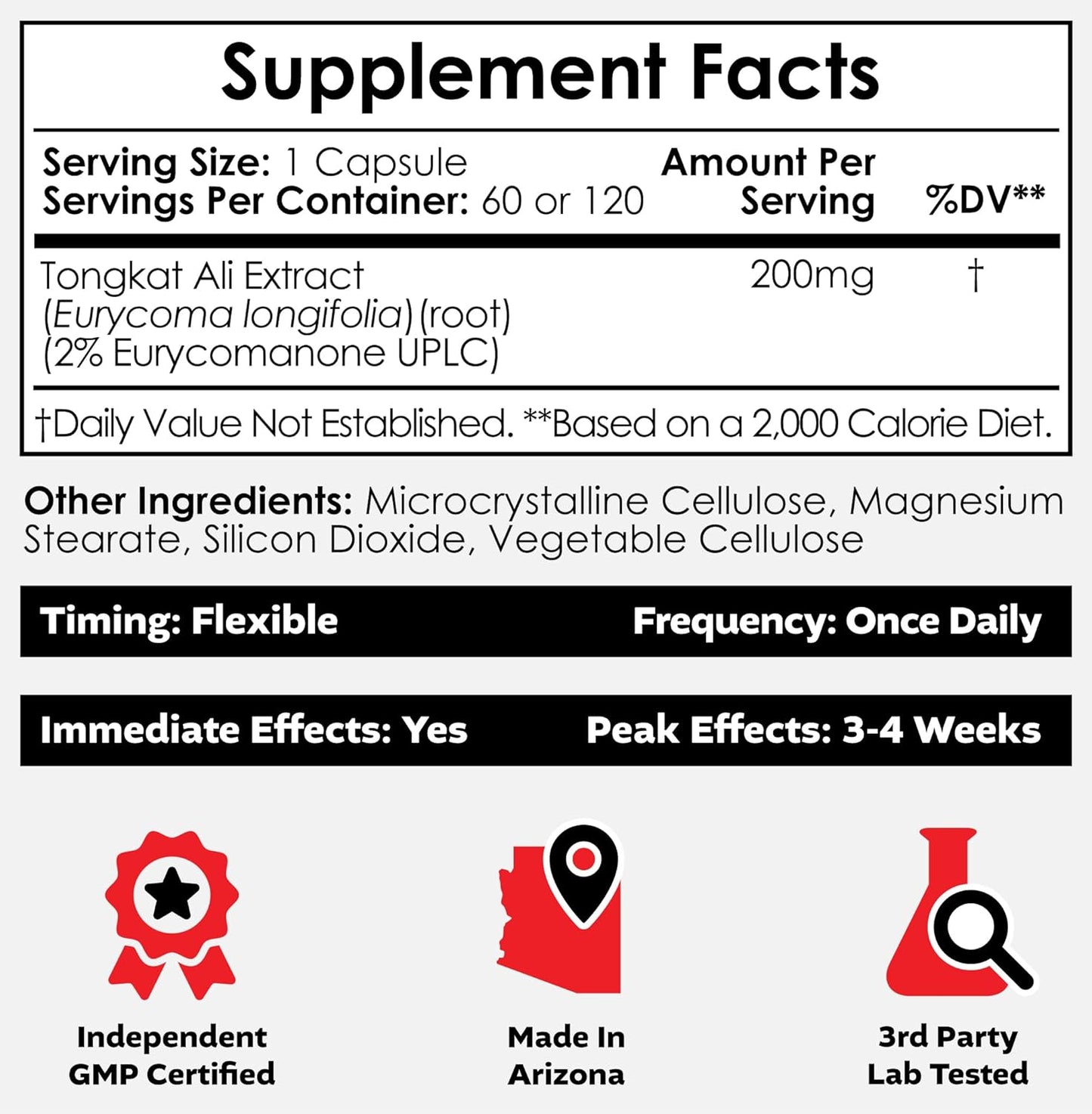 Nootropics Depot Tongkat Ali Extract Capsules